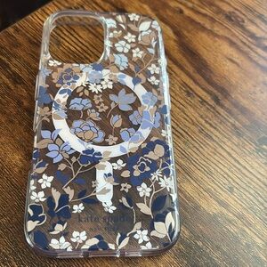 Kate Spade Blue Floral iPhone Case iPhone 16